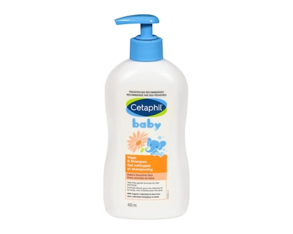 Cetaphil Baby Wash & Shampoo with Organic Calendula Hair & Body - 400.0 ML