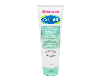 Cetaphil Gentle Sa Cleanser With White Tea & Aloe - 124.0 ML