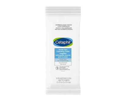 Cetaphil Lingettes nettoyantes douces pour la peau, 10 ct - 10 CHA