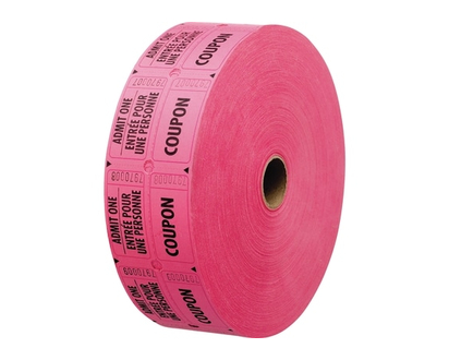 Coupons « ADMIT ONE », 1 rouleau - 1.0 EA