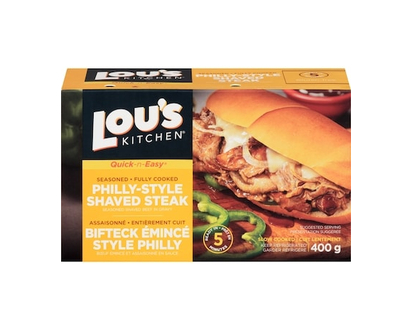 Lous Philly Style Shaved Steak - 400.0 G