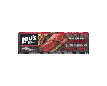 Lous BBQ Pork Back Rib - 680.0 G