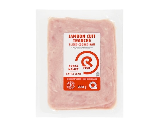 Roch Jambon cuit tranché extra maigre - 200.0 G
