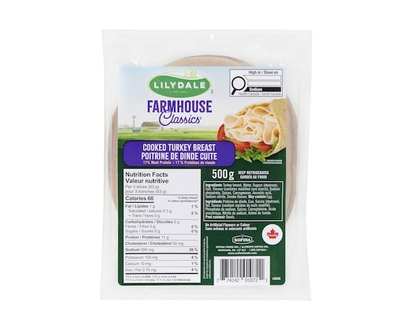 Lilydale Cooked Turkey Breast - 500.0 G