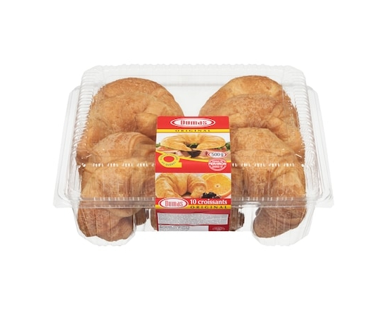 Dumas Croissants nature, paquet de 10 - 50.0 G