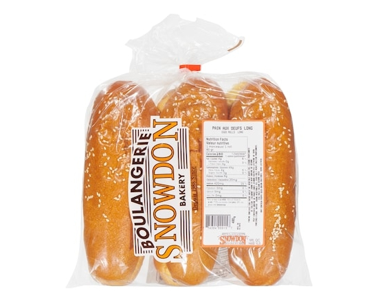 Snowdon Bakery Pain aux oeufs long - 480.0 G