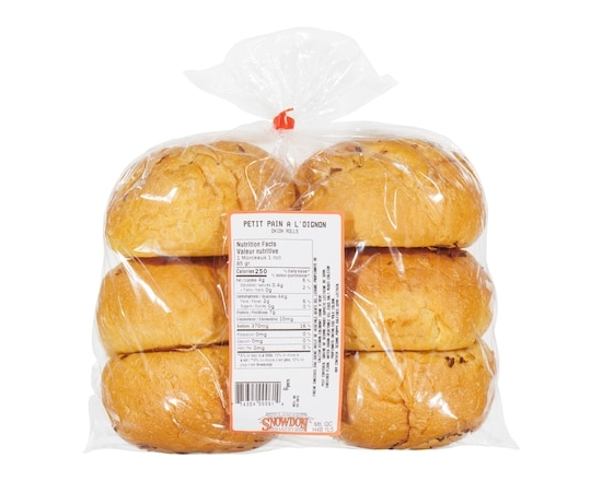 Petit pain a l'oignon - 480.0 G