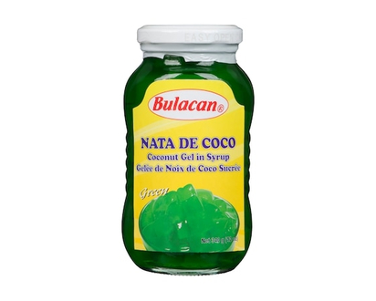 Bulacan Nata de Coco Coconut Gel in Syrup Green - 340.0 G