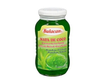 Bulacan Nata de Coco Coconut Gel in Syrup Pandan Flavour - 340.0 G