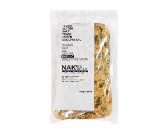 Basil Focaccia Loaf - 600.0 G