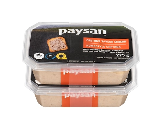 Paysan Cretons de porc, emballage double - 550.0 G