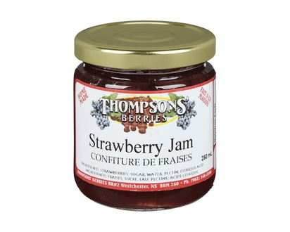 Thompson's Berries Strawberry Jam - 250.0 ML