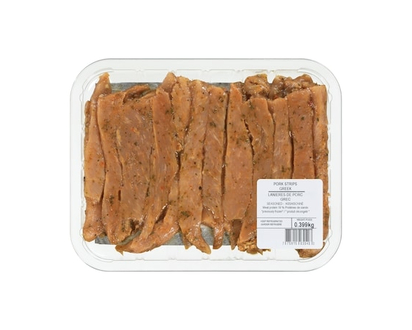 Lacroix Pork Strips Greek Seasoned - 400.0 G