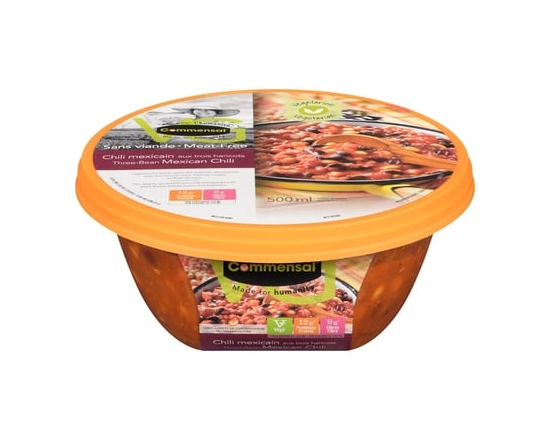 Commensal Chili Mexicain aux Trois Haricots - 500.0 ML