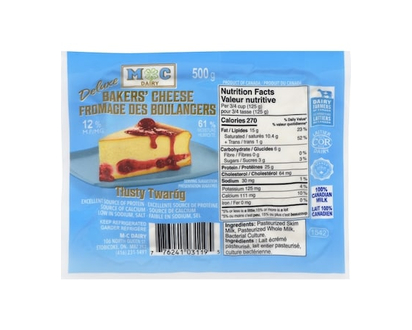 Mc Dairy Bakers' Cheese Deluxe 12 % M.F. - 500.0 G