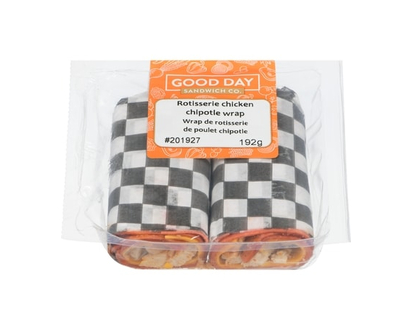 Good Day Sandwich Co. Rotisserie Chicken Chipotle Wrap - 192.0 G