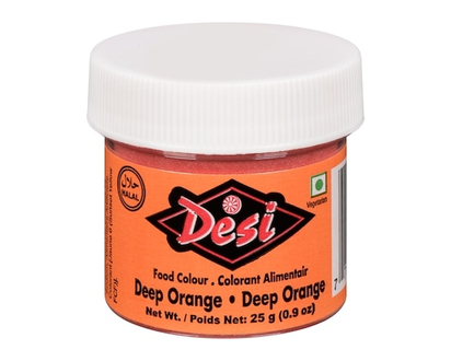 Desi Food Colour Deep Orange - 25.0 G