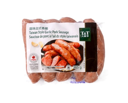 T&T Taiwan Style Garlic Pork Sausage - 375.0 G