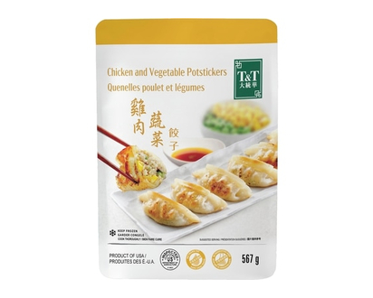 T&T Chicken & Vegetable Potstickers - 567.0 G