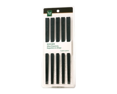 Alloy Chopsticks, 5-Pair - 1.0 EA