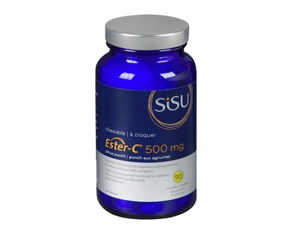 Sisu Vitamines à mâcher Ester-C, punch au citron - 90.0 EA