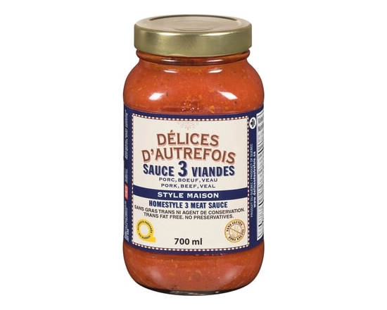 Ali Si Bon Sauce aux trois viandes Les Délices - 700.0 ML