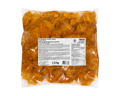 Hot Barbecue Chicken Wings - 1.5 KG