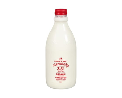 Happy Planet Organic Milk Grass Fed - 1.5 L