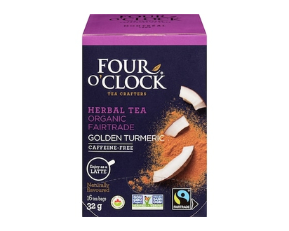 Four O’Clock Tisane biologique équitable curcuma doré - 16.0 G