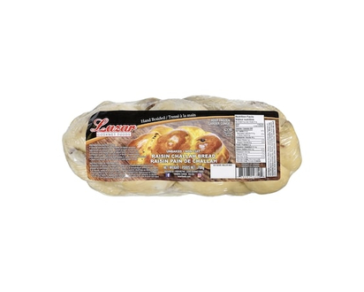 Lazar Kosher Raisin Challah Bread - 708.0 G