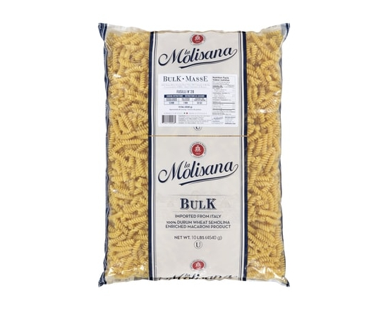 100% Durum Wheat Semolina Pasta Fusilli N°28 - 4540.0 G