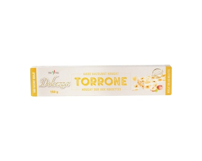Dolcezza Torrone Hard Hazelnut Nougat - 150.0 G