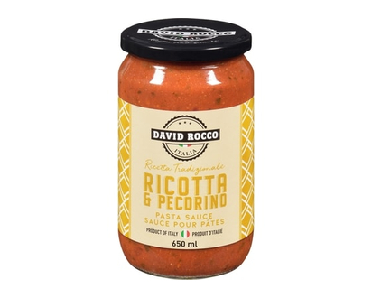 David Rocco Pasta Sauce Ricotta & Pecorino - 650.0 ML