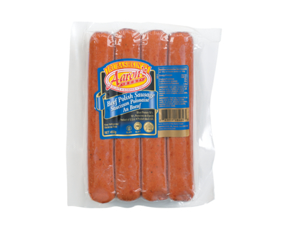Aaron's Kosher Beef Polish Sausage - 450.0 G
