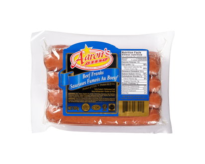 Aaron's Kosher All-Beef Hot Dogs - 450.0 G