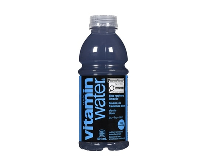 Glaceau Nutrient Enhanced Water Beverage Elevate Blue Raspberry Limeade - 591.0 ML