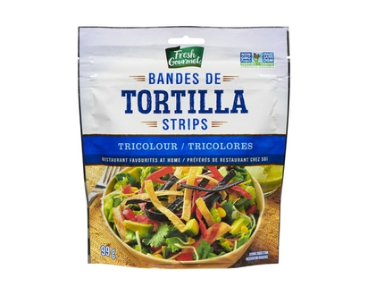 Fresh Gourmet Tortilla Strips Tri-Coloured - 99.0 G