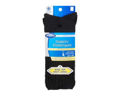 Dr Scholls Women's Diabetes And Circulatory Wide-Leg Socks - 2.0 EA