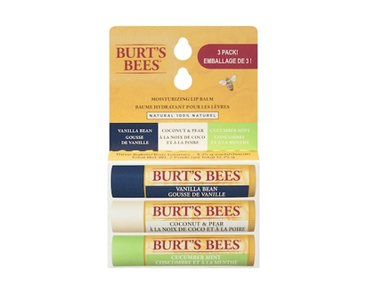 Burt's Bees 100% Natural Origin Moisturizing Lip Balm, Assorted Flavours with Fruit Extracts - 4.25 G