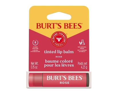 Burt's Bees Tinted Lip Balm Rose - 4.25 G