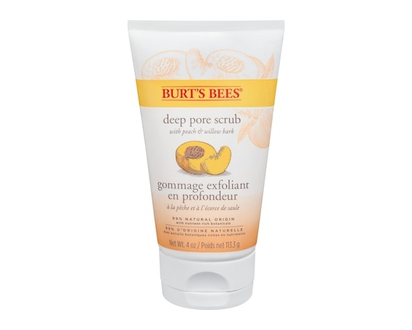 Burt's Bees Gommage exfoliant en profondeur à la pêche et à l’écorce de saule - 114 G