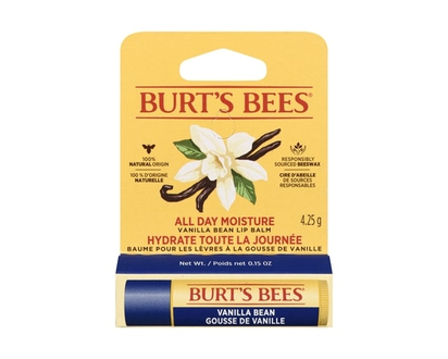 Burt's Bees 100% Natural Origin Moisturizing Lip Balm, Vanilla Bean - 4.0 G
