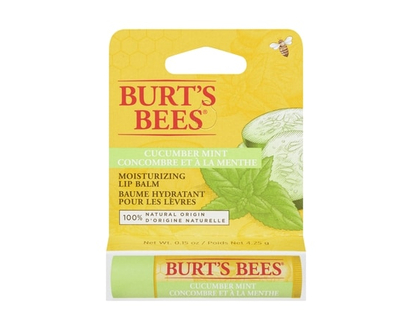 Burt's Bees 100% Natural Origin Moisturizing Lip Balm, Cucumber Mint - 4.25 G