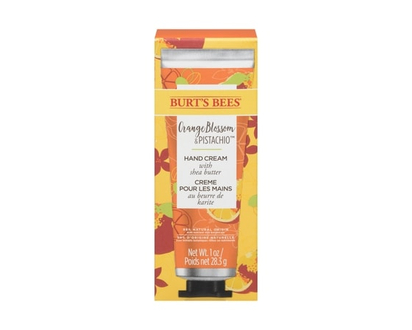 Burt's Bees Hand Cream with Shea Butter Orange Blossom & Pistachio - 28.3 G