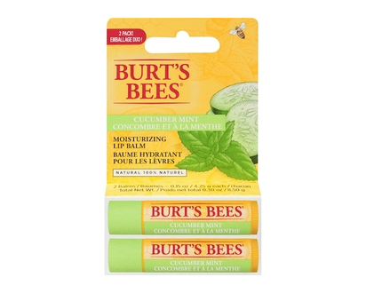Burt's Bees 100% Natural Origin Moisturizing Lip Balm, Cucumber Mint - 4.25 G