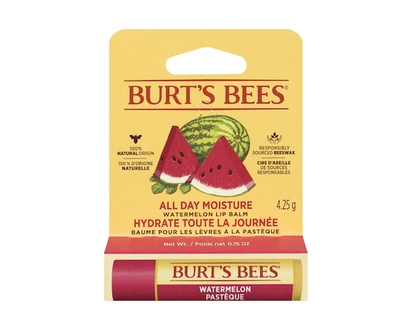 Burt's Bees 100% Natural Origin Moisturizing Lip Balm, Watermelon - 4.25 G