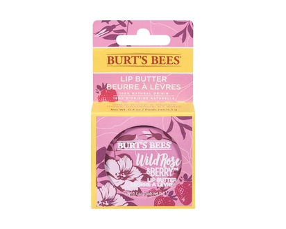 Burt's Bees 100% Natural Origin Moisturizing Lip Butter with Wild Rose and Berry - 11.3 G