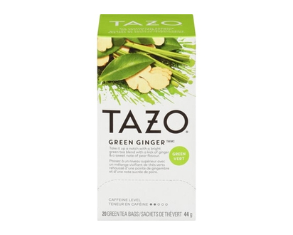Tazo Green Tea Green Ginger - 20 EA
