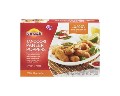Hors-d’œuvre Poppers Tandoori Paneer - 454.0 G