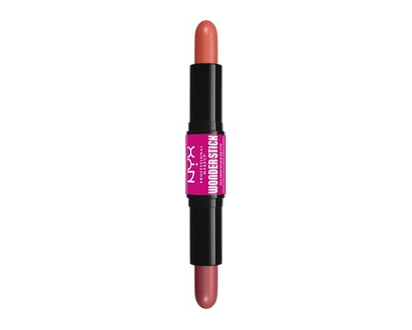 Nyx Wonder Blush, Cream Blush Duo, Infused with hyaluronic acid HONEY ORANGE AND ROSE - 1.0 EA
